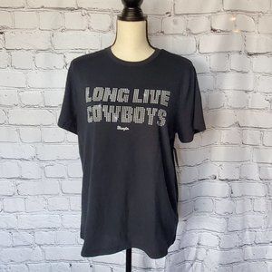 Wrangler Long Live Cowboys Short Sleeve Crew Neck Graphic Tee